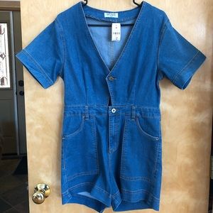 NWT LF Vintage Style Denim Jumper